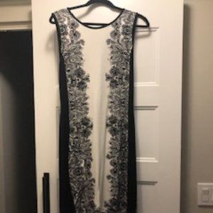 Venus Black and White Dress